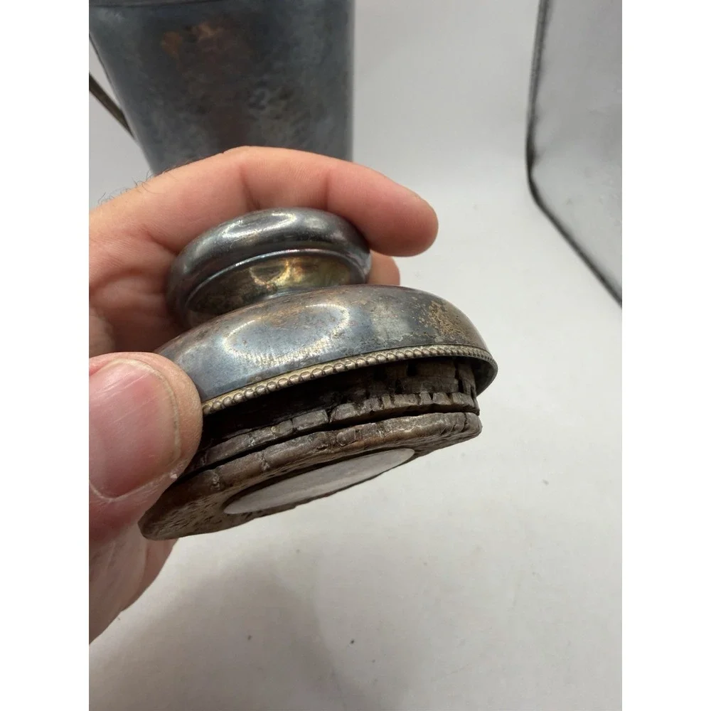 Prohibition Meriden Hammered Silver Plate Cocktail Shaker ArtDeco 1927 Fast Ship